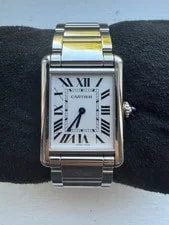 Cartier Tank Must Large 34mm X 25mm Quartz Stainless Steel - WSTA0052 3