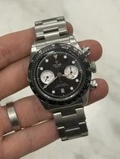 2022 Tudor Black Bay Chronograph 79360N 41mm Black Dial Stainless - Box Papers 2