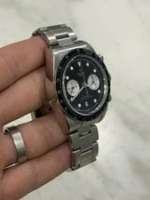 2022 Tudor Black Bay Chronograph 79360N 41mm Black Dial Stainless - Box Papers 3