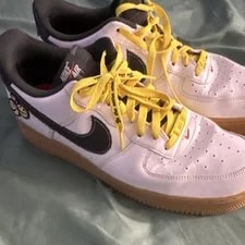 Nike Air Force 1 Low Top / Sole Laces Smiley 4