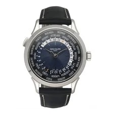 Patek Philippe — Patek Philippe Complications World Time 5230P Blue Dial Box Papers — Watch — resale