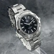 TAG Heuer Aquaracer Quartz WAP1110 Diver Date 41mm Black Dial 2