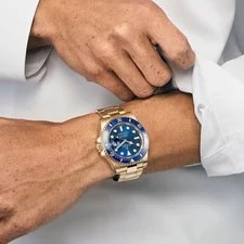 Rolex Submariner Date 116618LB Yellow Gold Blue Dial 3
