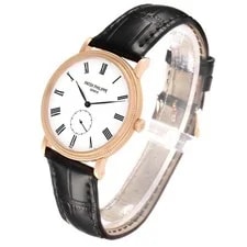 Patek Philippe Calatrava Rose Gold White Dial 5116 5116R 4
