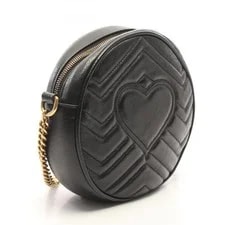 Gucci GG Marmont Round Mini Chain 550154 BK 2