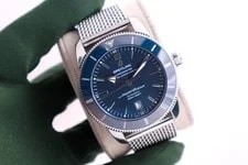 Breitling — Breitling Superocean Blue Dial Milanese Strap Automatic 46mm — Watch — resale