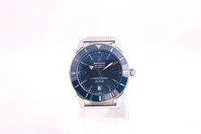 Breitling Superocean Blue Dial Milanese Strap Automatic 46mm 3