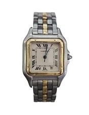 Cartier — Cartier Panther 27mm Single Row in Stainless Steel and 18 Kt Yellow Gold — Watch — resale