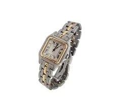 Cartier Panther 27mm Single Row in Stainless Steel and 18 Kt Yellow Gold 3