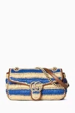 Gucci — Gucci GG Marmont Woven Medium / 443497 — Handbag — resale