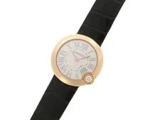 Cartier Ballon Blanc WGBL0003 Pink Gold 30mm Silver Dial Quartz #DW449 2
