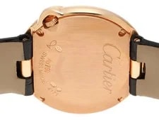 Cartier Ballon Blanc WGBL0003 Pink Gold 30mm Silver Dial Quartz #DW449 4