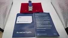 Must de Cartier Tank Sterling Silver Gents on New Strap in Cartier Pouch. 3
