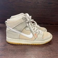 Nike SB Dunk High Pro ISO Skate Shoes Size 7.5 Label DA9626-100 2