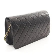 【 】Chanel Matelassé Full Flap Push-Lock Chain 2