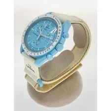 OMEGA◆Quartz /analog/--/BLU/WHT 2
