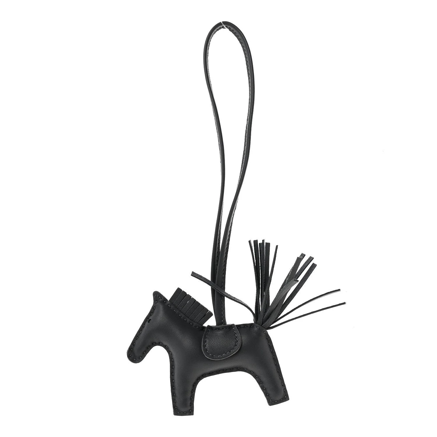 Hermès — Milo Grigri Rodeo Horse Bag Charm Ardoise — Accessory — resale