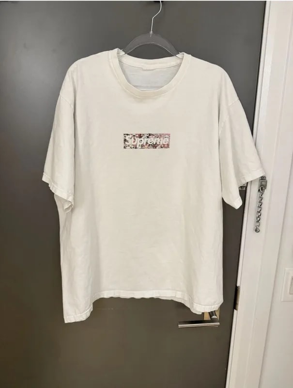 Supreme — Supreme Murcami Covid Box Logo Tee — streetwear — resale