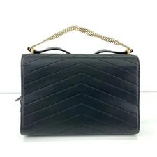 Chanel Chevron Medal Flap V Stitch 2WAY A57491 Blac 3