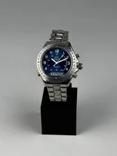 Breitling — Chronographe Breitling Reveil A51035 Blue Dial — Watch — resale
