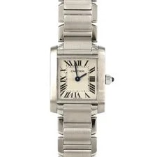 Cartier — Authentic Cartier Tank Française SM W51008Q3 Stainless Steel Quartz #246-00... — Watch — resale