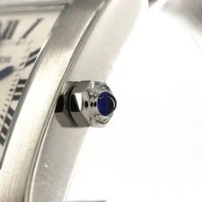 Authentic Cartier Tank Française SM W51008Q3 Stainless Steel Quartz #246-00... 4