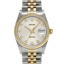 Rolex — Rolex Datejust 16233G 36mm Silver #WW3524 — Watch — resale