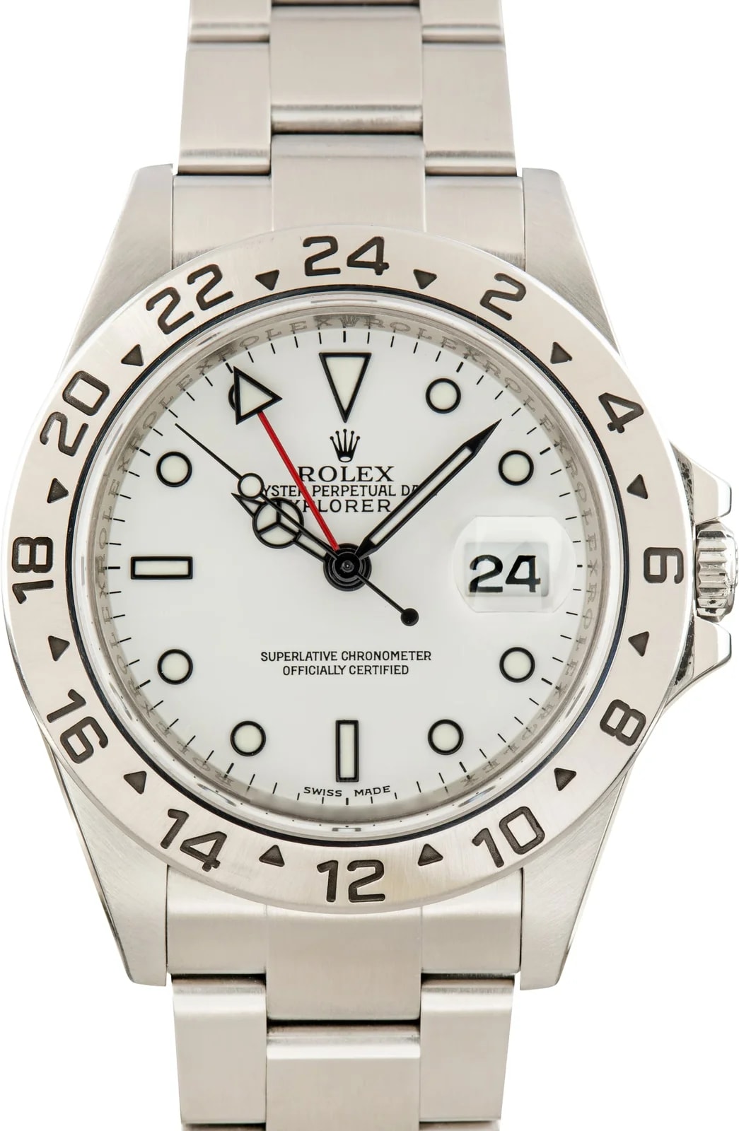 Rolex — Stainless Steel Rolex Explorer II Ref 16570 Polar Dial — Watch — resale