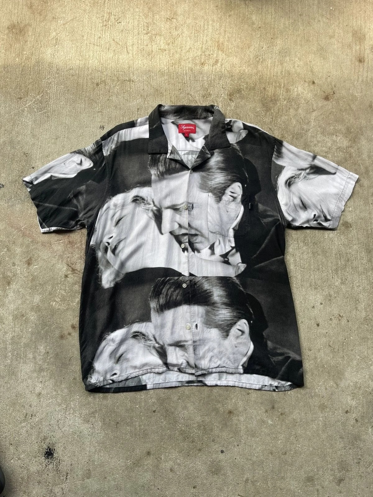 Supreme — Supreme Bela Lugosi Rayon Shirt — streetwear — resale