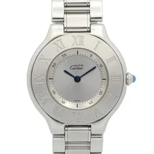 Cartier — Cartier Must 21 LM Stainless Steel Silver W10110T2 — Watch — resale