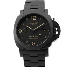 Panerai — Panerai Luminor GMT 44mm Ceramic/Cautchu Black Dial PAM01441 — Watch — resale