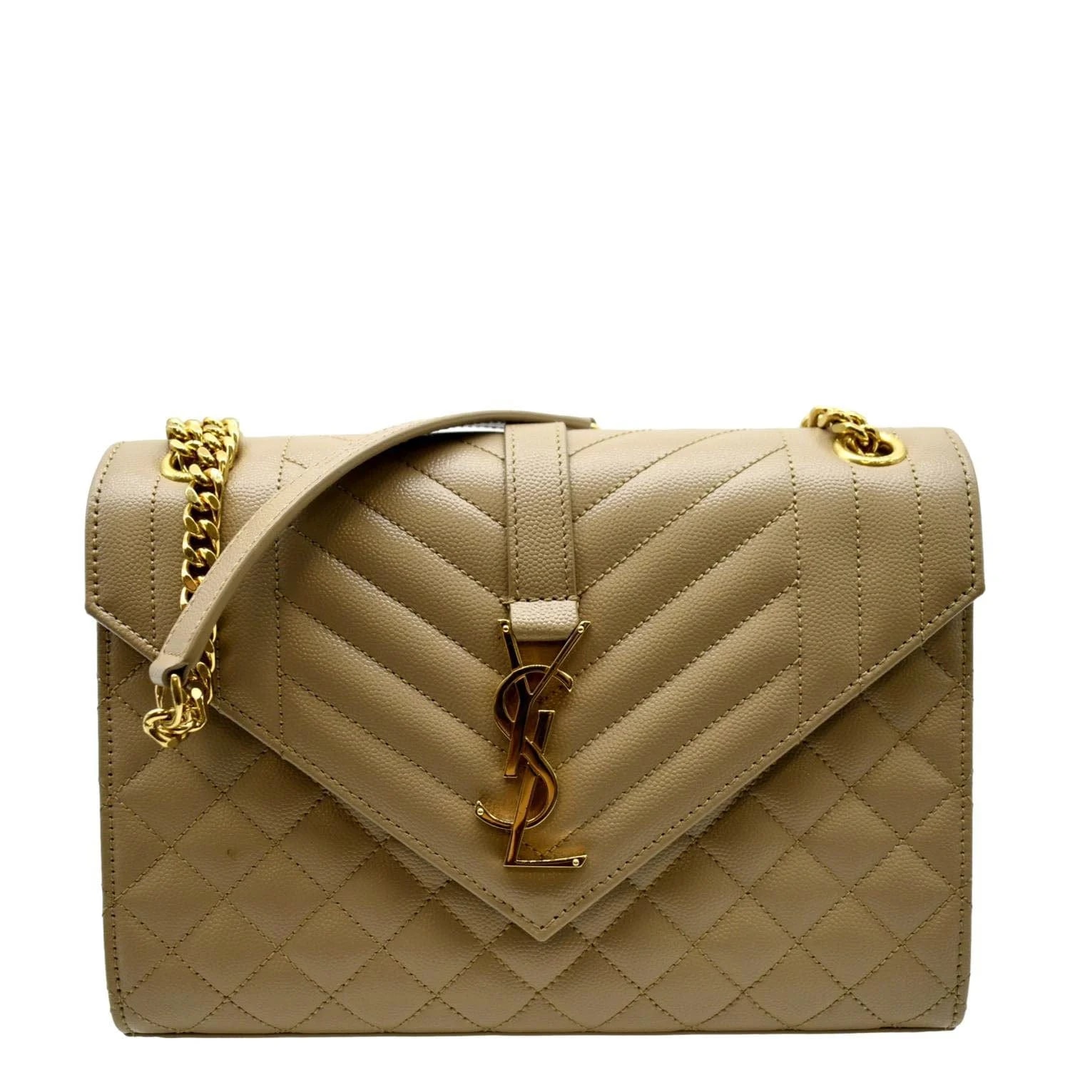 Yves Saint Laurent — Yves Saint Laurent Envelope Flap Matelasse — Handbag — resale