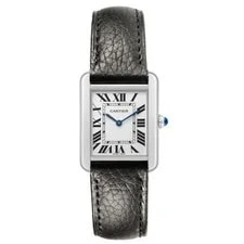 Cartier Tank Solo Small Silver Roman Dial Steel WSTA0030 2