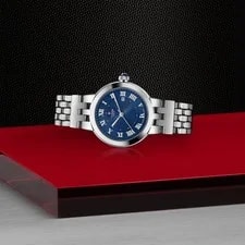 Tudor Clair de Rose Blue Dial 30mm Stainless Steel M35500-0009 3