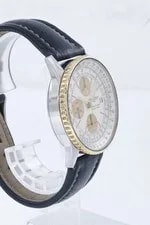 Breitling Old Navitimer Silver Dial on Leather B13019 Papers 1999 4