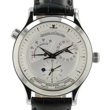 Jaeger-LeCoultre Master Geographic Silver Dial Steel 39mm Automatic 142.8.92 2