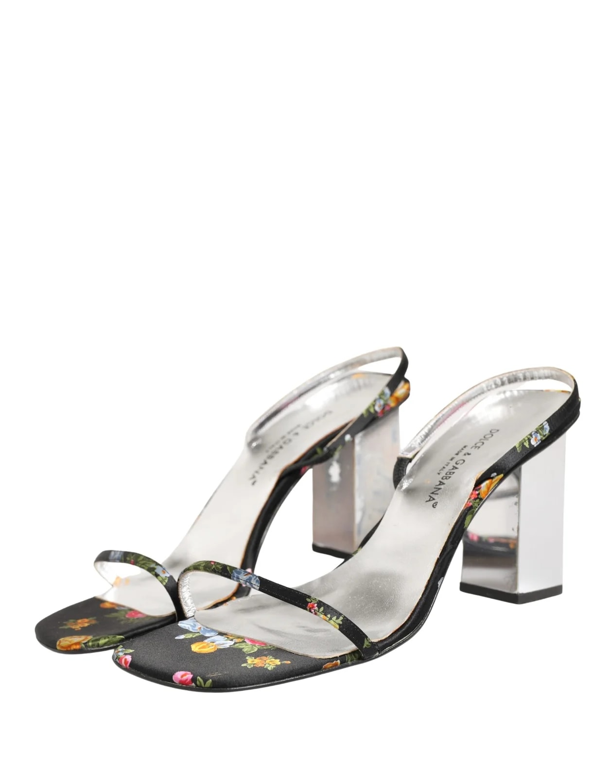 Dolce & Gabbana — Dolce & Gabbana Floral Block — Designer Shoe — resale