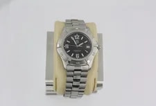 TAG Heuer WN1110.BA0311 2000 Series Professional Quartz Black Silver 4