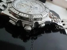 Breitling Chronomat Stainless Steel White Dial 44mm Automatic A44355 3