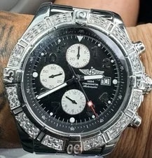 Breitling — Breitling Super Avenger II Chronograph 48mm Diamonds $13K Msrp A13371 — Watch — resale