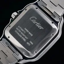 Cartier Santos 39.8mm White Roman Stainless Steel Complete SET WSSA0009 2