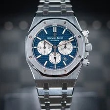 Audemars Piguet — Audemars Piguet Royal Oak Chronograph 26331ST 41mm Blue Complete Set — Watch — resale