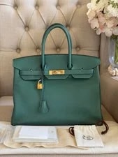 Hermès Birkin 35 Malachite Hardware 2