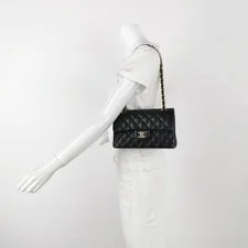 Chanel Small Classic Double Flap GHW Auth 2