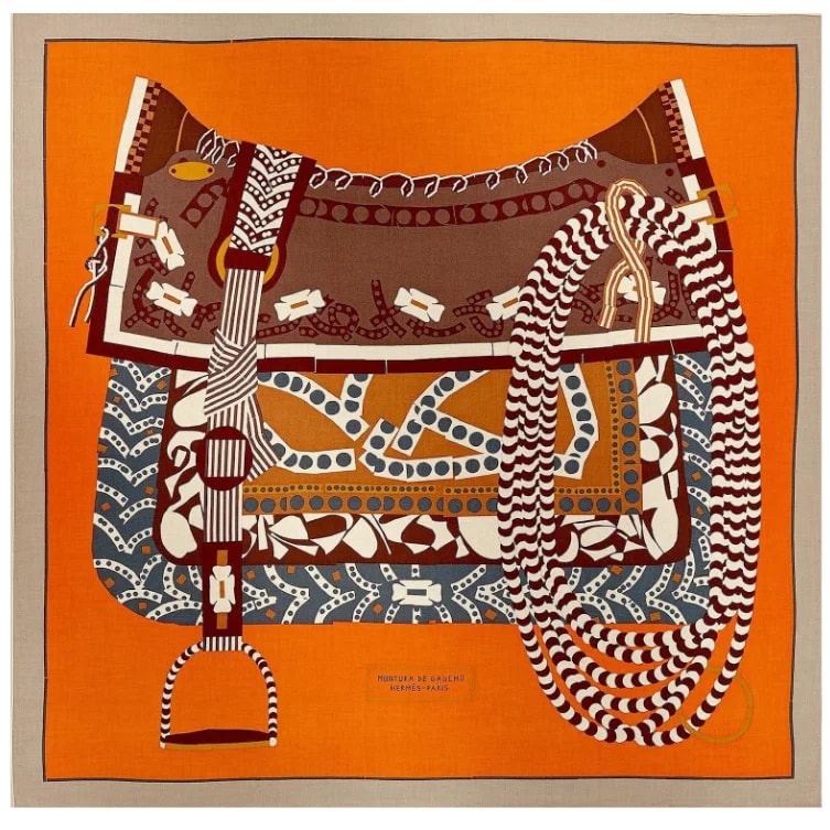 Hermès — Hermès Montura de Gaucho Giant Shawl 140 — Accessory — resale