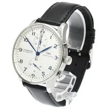 IWC Portugieser IW371446 41mm SS Silver #C18585 2