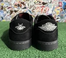 X AirJordan 1 Low OG SP BlackPhantom DM7866-001Men's Size 3