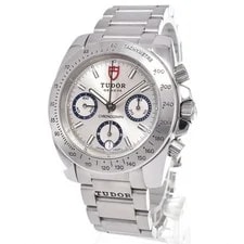 Tudor Sports Line 20300 Chronograph Silver Dial Automatic B 2