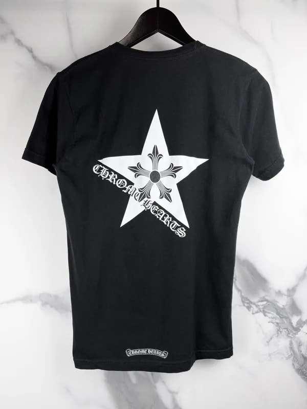 Chrome Hearts — Hearts Shuriken Ninja Star Logo Pocket Tshirt — streetwear — resale