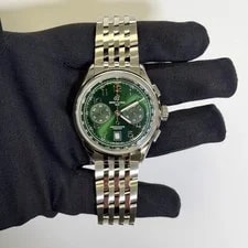 Breitling Premier B01 Chronograph Green Dial Ref# AB0145371L1A1 2